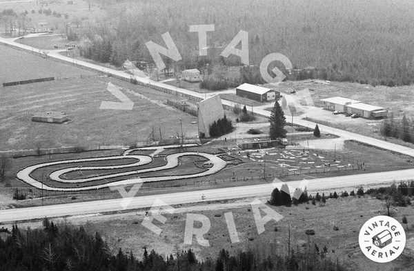 Alpena Drive-In Theatre - Old Aerial (newer photo)